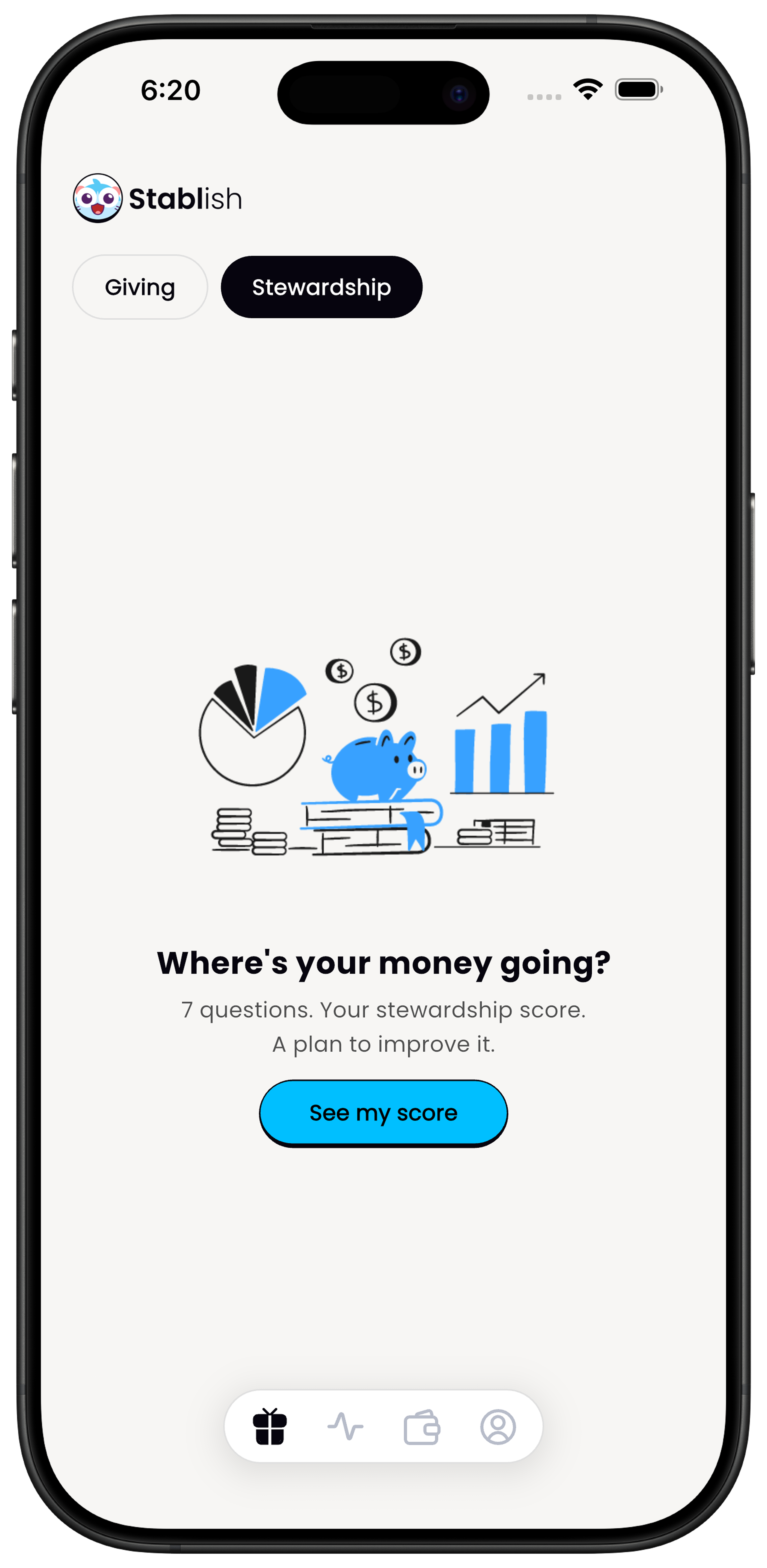 Stewardship App — Where's your money going?